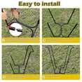 thumbnail image 4 of XZKING 2 Pack Trash Bag Holder Stand, Metal Leaf Bag Holder Stand Holds 30-45 Gallon Garbage Bags, Outdoor Portable Trash Bag Holder for Yard Garden, 4 of 7