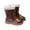 Brown, variant on Krdevn Winter Warm Lined Girls Mid Calf Boots Snow Boots for Toddler Kids Non Comfortable Outdoor Shoes,Toddler Girl Shoes,Boys Shoes,Size:4-4.5 Years