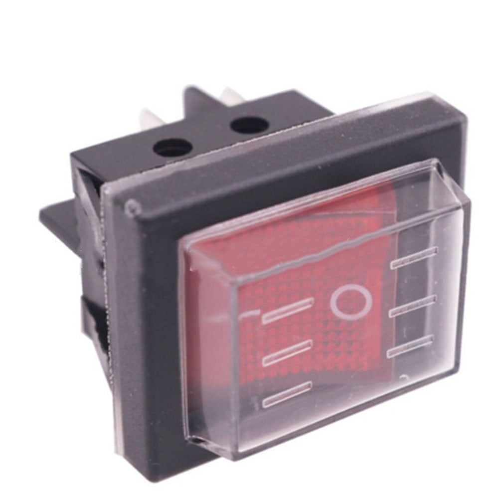 Rocker switch with waterproof cover Device switch 2 poles (4 pins) 16A 250