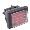 thumbnail image 2 of Rocker switch with waterproof cover Device switch 2 poles (4 pins) 16A 250, 2 of 9