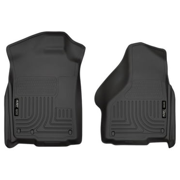 Husky Liners By Realtruck Weatherbeater Floor Mats Fits 02-24 Dodge Ram 1500 Front Row, 2-pc Black