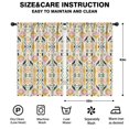 thumbnail image 2 of Blackout Kids Curtains,Boho Bohemia Flower Childrens Insulated Curtains Set Of 2,Bedroom Essentials,Toddler Room Decor 42"x63"(106x160cm), 2 of 4