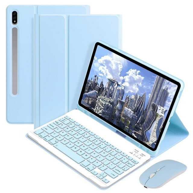 Étui de Protection pour Tablette Tab S9 Series avec Clavier et Souris, Touches ABS 80