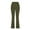 Army Green-yoga leggings flare, variant on YanHoo Yoga Flare Leggings with Pocket for Women High Waist Wide Leg Workout Pants Plus Size Tummy Control Casual Bootcut Leggings