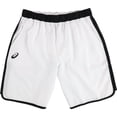 thumbnail image 1 of ASICS Mens Resolution Athletic Workout Shorts, whiteblack, L, 1 of 2
