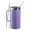 Glitter Violet, variant on Ezprogear 40 oz Stainless Steel Coffee Mug Double Wall Beer Tumbler Vacuum Insulated Tea Cup with Handle and Lid (Sky Blue)