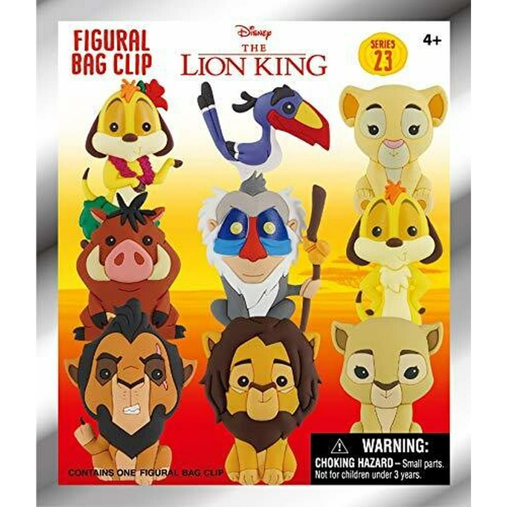 Lion King 3D Foam Collectible Bag Clip in Blind Bag
