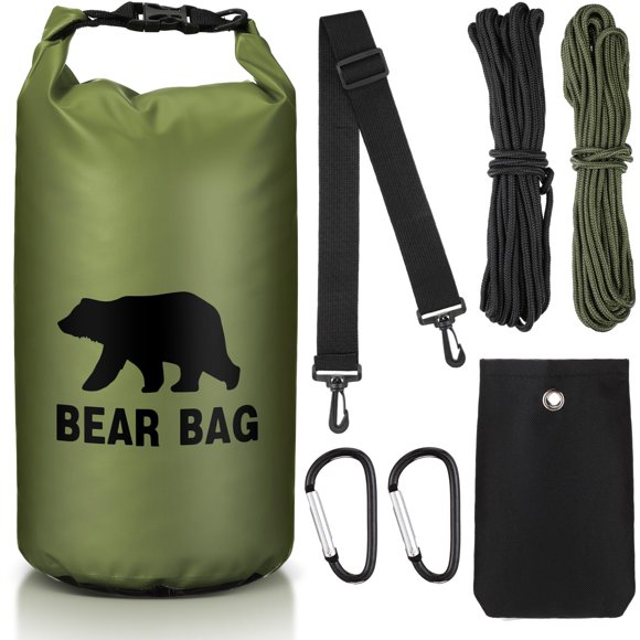 Sistema ultraligero para colgar bolsa de comida a prueba de osos para camping Foilswirl