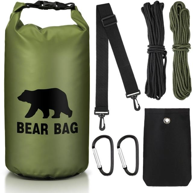 Sistema ultraligero para colgar bolsa de comida a prueba de osos para camping Foilswirl