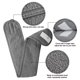 thumbnail image 3 of Diadema de spa, paquete de 3 diademas ultrasuaves ajustables para lavado de cara, tela de rizo, envoltura de maquillaje elástica para lavado de cara, ducha, máscara facial, yoga (negro + blanco + gris Namotu CZMR-XM55-3, 3 of 7