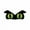 B, variant on Halloween Luminous Eye Lights Hanging Wooden Decor 21x8.1 Inch, LED Spooky Party Decoration for Wall Window, Festive Mood Halloween Prop(A)