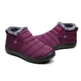thumbnail image 5 of Juosiy Snow Ankle Boots for Women Warm Furry Lined Outdoor Water-proof Winter Non Slip Work Shoes, 5 of 7