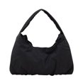thumbnail image 2 of Hfnxid Slouchy Tote Bag Cute Nylon Solid Pleated Handbag Women Travel Casual Shoulder Satchel Bag, 2 of 6