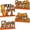 Orange, variant on 4Pcs 2026 Graduation Decorations Wooden Table Centerpiece Class of 2026 Graduation Table Decorations Tabletop Tiered Tray Decor for Congrats Grad Party Decor Supplies