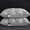 gray, variant on 3D Bread Down Bed Pillows - Ergonomic 3D Bread Down Bed Pillows for Sleep, for Side and Back Sleepers. Enhances Comfort, Restful Night