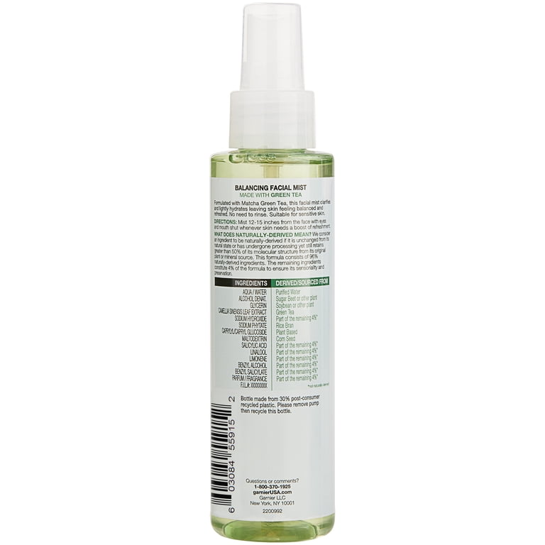 Garnier SkinActive Balancing Mist with Green Tea photo 4