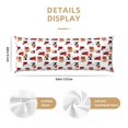 thumbnail image 3 of Fotbe Cute Cat And Christmas Gift Funda para Almohada Corporal con Diseño, Funda de Microfibra Ultrasuave de 20x54 Pulgadas, Ropa de Cama Elegante, 3 of 7