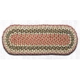 thumbnail image 2 of Earth Rugs 39-024 Olive-Burgundy-Gray Rectangle Stair Tread, 2 of 2