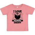 thumbnail image 3 of Inktastic I Love My Bearded Daddy with Beard Silhouette Boys or Girls Baby T-Shirt, 3 of 5