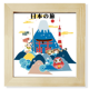 thumbnail image 1 of Viajes locales de turismo japonés Pantalla de escritorio de pared de fotograma cuadrado, 1 of 4
