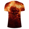 thumbnail image 7 of WOLIAUO Funny Mens Halloween Crewneck T-Shirt Lightweight Breathable Short Sleeve Mens Summer Shirts for Everyday, Shirts for Men Graphic Print Tops XL Orange, 7 of 7