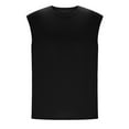 thumbnail image 6 of WQQZJJ Men's Muscle Tank Top Big and Tall Sleeveless T-Shirt Solid Color Crew Neck Casual Tank Top Summer Fitness Tops, 6 of 7