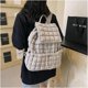 thumbnail image 2 of LHSHID Quilted Backpack for Women Lightweight Puffer Drawstring Padding Hiker Back Pack Travel Backpack College Gym Bag, 2 of 7