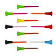 thumbnail image 3 of 10x High Quality Colorful 70/56mm Golf Tees With Rubber 83mm, 3 of 8