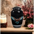 thumbnail image 4 of Eagle Spreading Wings - Black Urn Large Urn For Adults Ashes Female & Male - Memorial Urn For Adult Ash - Burial Cremation Urns For Human Ashes Women - Funeral Remains, 4 of 5