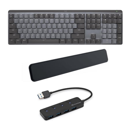 UPC: 0196271709459 | Logitech MX Mechanical Illuminated Wireless Keyboard with USB Hub and Palm Rest