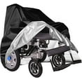 thumbnail image 1 of Housse Imperméable pour Fauteuil Roulant Vélo Scooter, Housse de Protection en Oxford Résistante aux Déchirures et au Vent pour Usage Extérieur (100 x 75 x 100 cm), 1 of 4