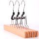 thumbnail image 5 of Perchas de madera para pantalones Paquete de 6 perchas antideslizantes para faldas, acabado liso Perchas de abrazadera de madera maciza Perchas para extensiones de cabello, 5 of 5