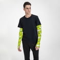 thumbnail image 6 of Uemuo Green Apple Printed Arm Sleeves, Cooling UV Sun Protection Sports Compression for Men/Women, 6 of 8