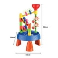 thumbnail image 2 of Table de Jeu Sable et Eau Table de Jeu pour Enfants Ensemble de Jouets de Plage Table de Jeu Sable et Eau Table de Bac à Sable pour Enfants Table de Jeu pour Enfants Ensemble de Jouets de Plage pour Usage Intérieur et Extérieur, 2 of 7