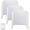 White-3 Pack-A, variant on 3-Pack Black Trifold Display Boards, 24 x 16 Inches Tri-Fold Corrugated Presentation Boards for Classroom Projects, Science Fairs, Business Events, and Exhibits