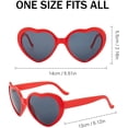 thumbnail image 3 of 4 Gafas De Difracción Con Efecto De Corazón, Gafas De Sol De Corazón 3D Que Pueden Convertir La Luz En Forma De Corazón. Jormftte WMZL-2125, 3 of 7
