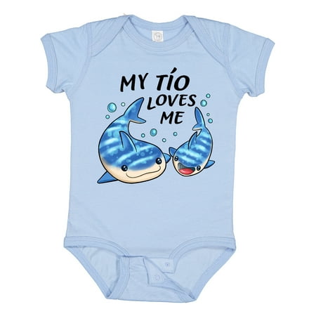 

Inktastic My Tío Loves Me- whale shark Boys or Girls Baby Bodysuit