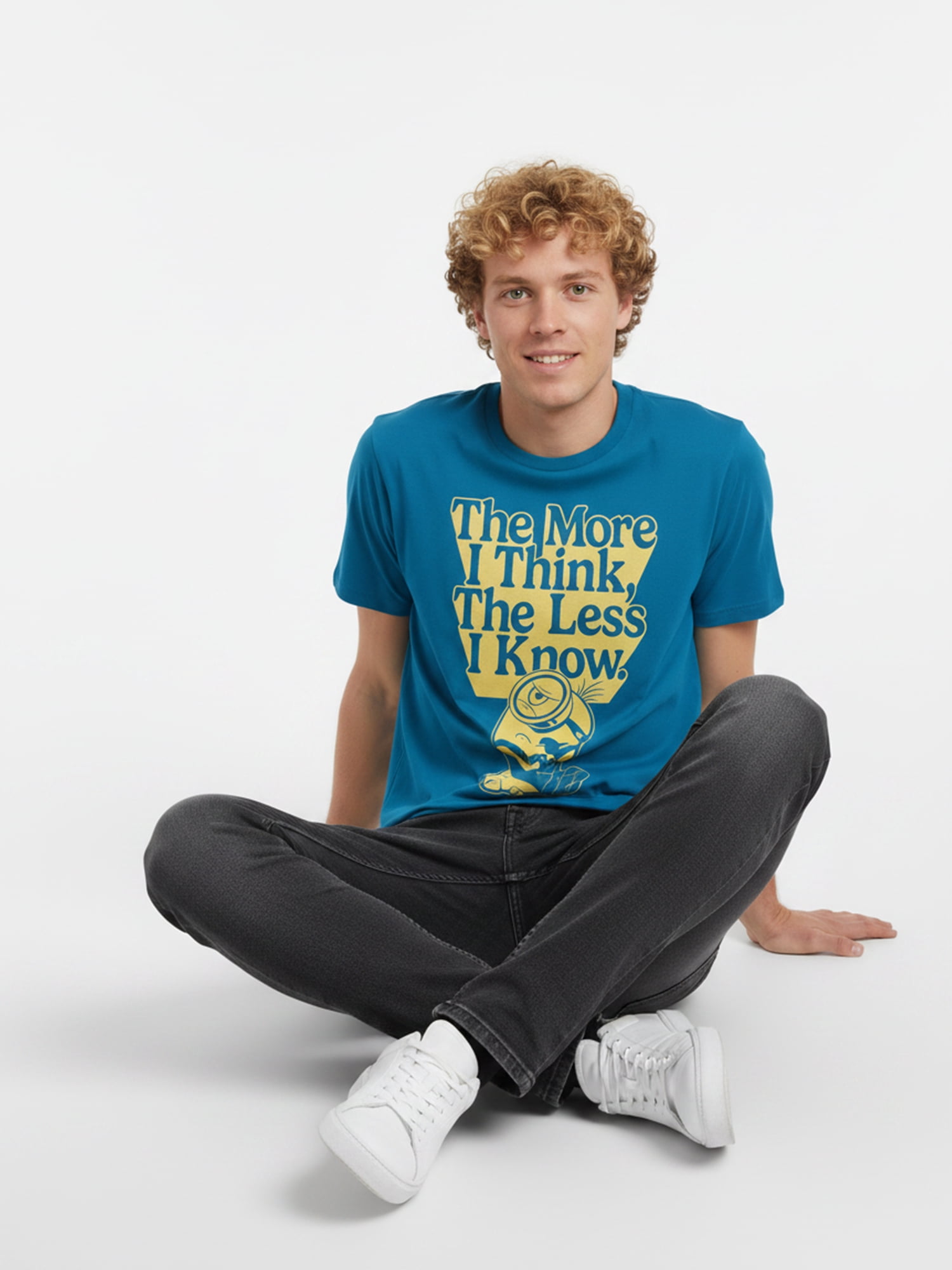 Despicable Me, Men's & Big Men's Graphic T-Shirt, Blah Blah Blah, Sizes S-3XL