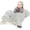 Gray-Manatee, variant on Muiteiur 51" Large Stuffed Animal Alligator Plush Crocodile Toy