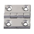 thumbnail image 4 of Butt Hinges Door Metal Silver Hinges Cabinet Aluminium Box Backflap Shed, 4 of 9