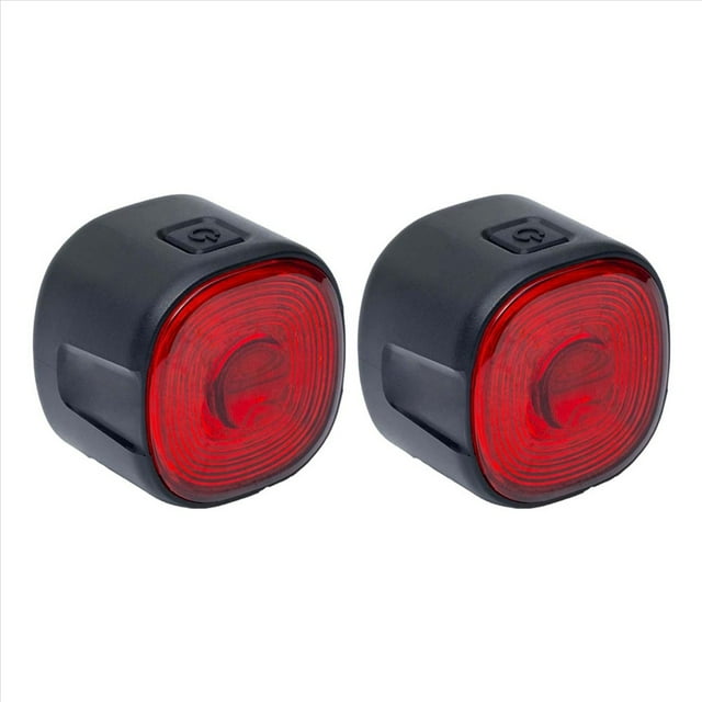 2X Luces Traseras para Bicicleta, Luces Inteligentes con Sensor de Freno Automático, Luces Traseras Recargables e Impermeables, Accesorios para Bicicleta