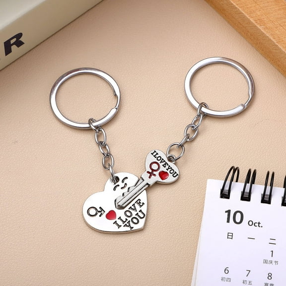 Car Key Chain Matching Keychains for Couples Boyfriend Miss