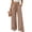 BBH56-Camel, variant on Oversized Wide Leg Sweatpants Women Elastic Drawstring Straight Leg Sweatpants Low Waisted Baggy Lounge Pants Pocket Purple L