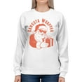 thumbnail image 2 of Gangsta Santa Gift Wrapper Men's Sweatshirt, 2 of 3