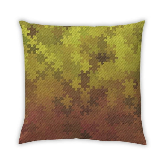 Ahgly Company Outdoor Square Contemporary Throw Pillow, 18 inch by 18 inch