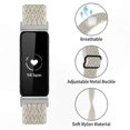 thumbnail image 2 of Woven Nylon Wave Design Replacement Strap for Fitness Trackers, 2 of 5