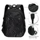thumbnail image 3 of Fotbe Abstract Black And White Waves Mochila con Estampado y Puerto USB para Hombre y Mujer, Mochila Antirrobo, Mochila de Viaje, Mochila Escolar, Mochila Universitaria, 3 of 7