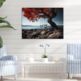 thumbnail image 2 of Designart "Swinging by the Coastal Seaside II" Nautical & Beach Metal Wall Art, 2 of 5