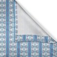 thumbnail image 6 of Ambesonne Spanish Tile Valance & Curtain, Floral Swirling Ethnic, 55"x24", Violet Blue Teal and White, 6 of 7