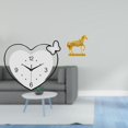 thumbnail image 2 of Reloj De Pared En Forma De Corazón, Figura De Caballo De Acrílico, Decoración, Diseño Creativo, Movimiento Silencioso, Arte De Pared, Escultura De Animal, Figuras De Resina Para Sala De, 2 of 8